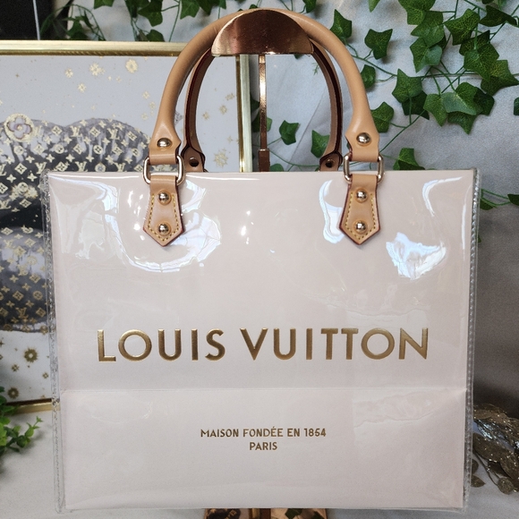 Authentic Louis Vuitton Retail Shopping Bag in A PVC Tote - Picture 2 of 9